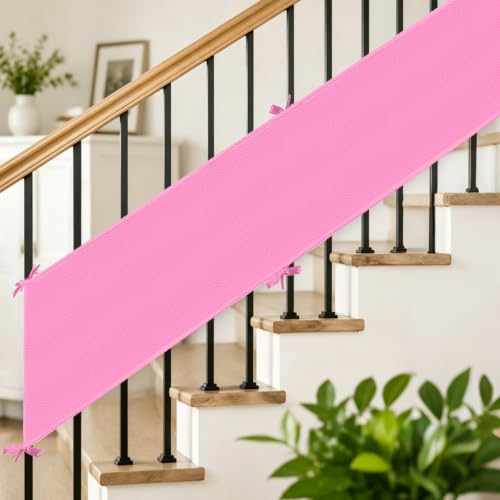 Mesh Edge Protection Strips for Long and Short Edges - Easy Install Pink