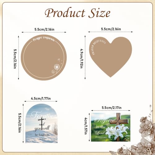 Christian Prayer Board Kit with Bible Verses & Stickers - 15.7 x 11.8 Inch - Religious Supplies