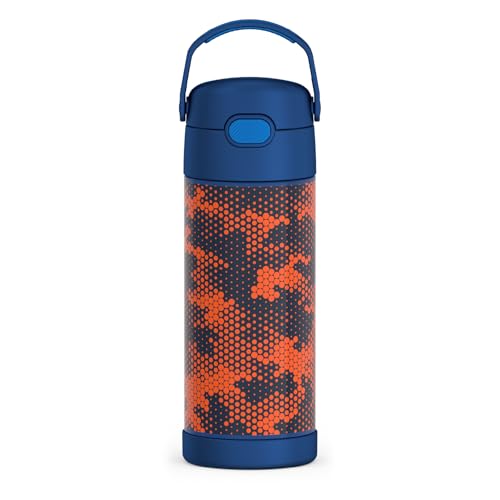 THERMOS 410mL Stainless Steel Non-Licensed FUNtainer® Bottle, Digital Camo, 14 oz