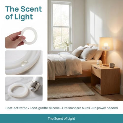 Silicone Light Bulb Fragrance Ring for E26 E27 - Aromatherapy Diffuser