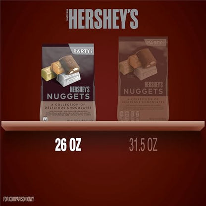 HERSHEY'S NUGGETS Assorted Chocolate Candy Variety Pack 26 oz - Variety of Flavors