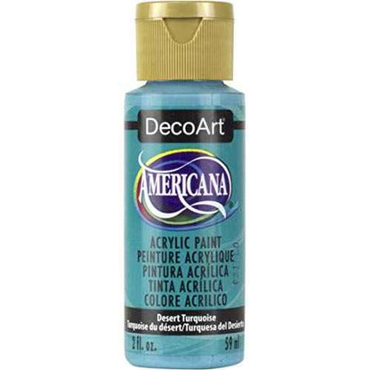 DecoArt Americana Acrylic Paint, 2-Ounce, Desert Turquoise