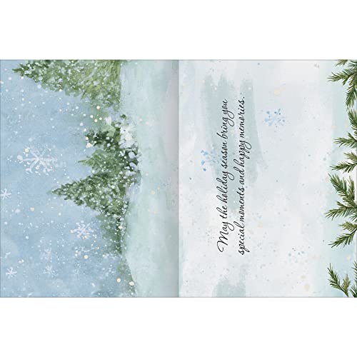 Holiday Gnomes Luxe Christmas Greeting Cards - Set of 8, Festive Holiday Cards with Envelopes, Whimsical Gnome Design - Christmas Variation