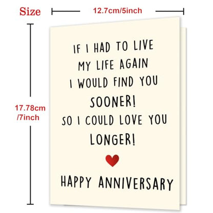 Anniversary Card Gift for Husband Wife - MM-485
