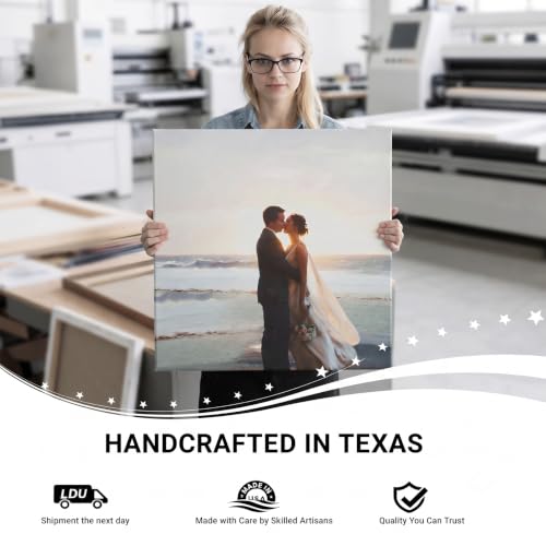 8x16 Custom Canvas Wall Art Prints with Your Photos - Ship Next Day