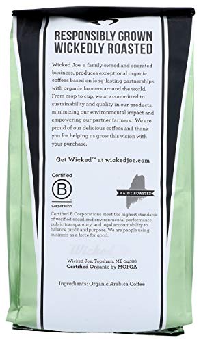 Wicked Joe Coffee Bella Maria Whole Bean, 12 oz