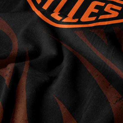 Harley-Davidson Grunge Flames Sand Free Beach Towel 35 x 60 in - Rider Style
