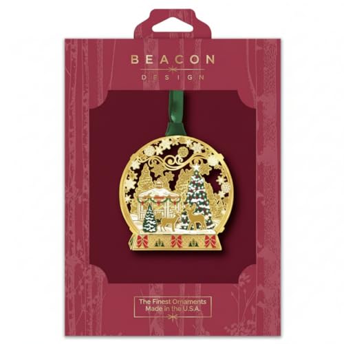 Christmas Wonderland Brass Hanging Ornament - Holiday Decor, USA Made