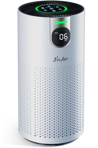 Large Room Air Purifier with Real-Time AQI & PM2.5 Display, Sleep Mode, Covers 1800 Sq Ft