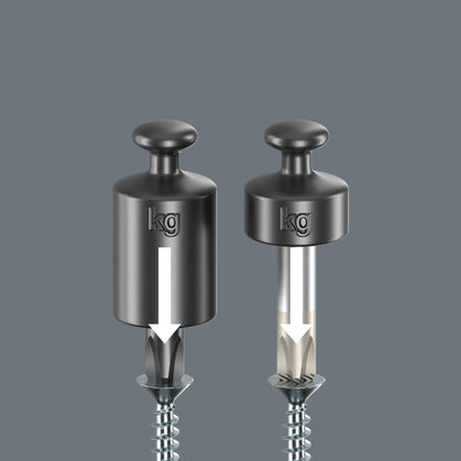 WERA Rack Screwdriver Set - Kraftform Plus Lasertip, 6-Piece Tool Set for Precision Work