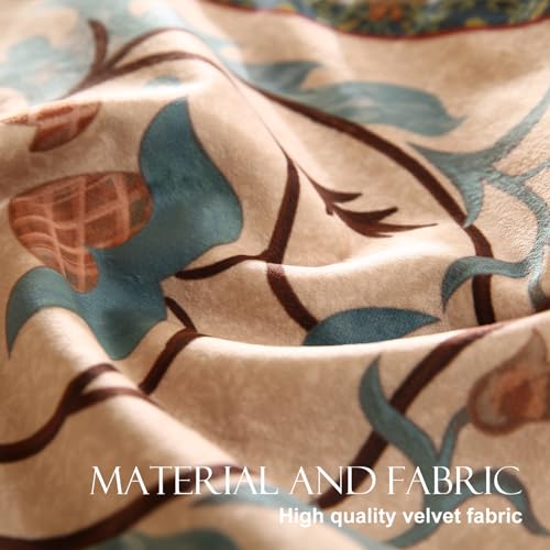 Patdrea Designer Vintage French Velvet Table Runner 12x71 Inches - Herbert E Variation