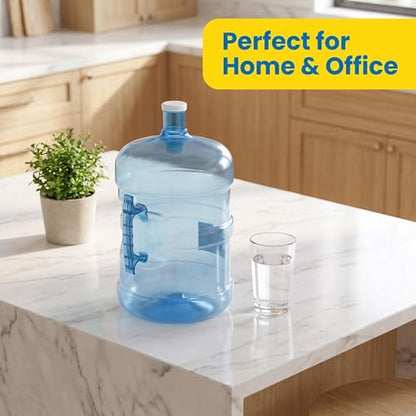 5 Gallon Water Bottle Jug - Reusable BPA-Free Large Capacity Container with Handle