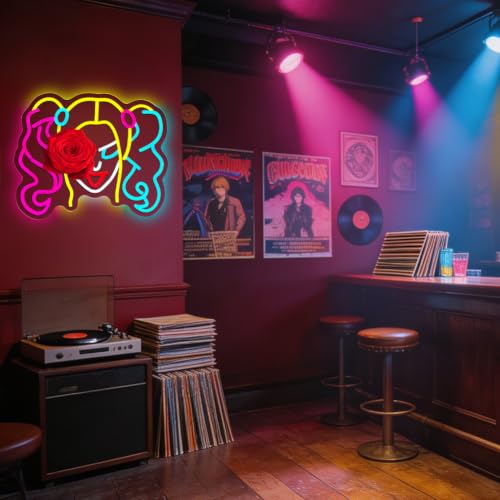 Joker Neon Sign LED Wall Art - USB Powered, Dimmable, 13.3x11 Inches