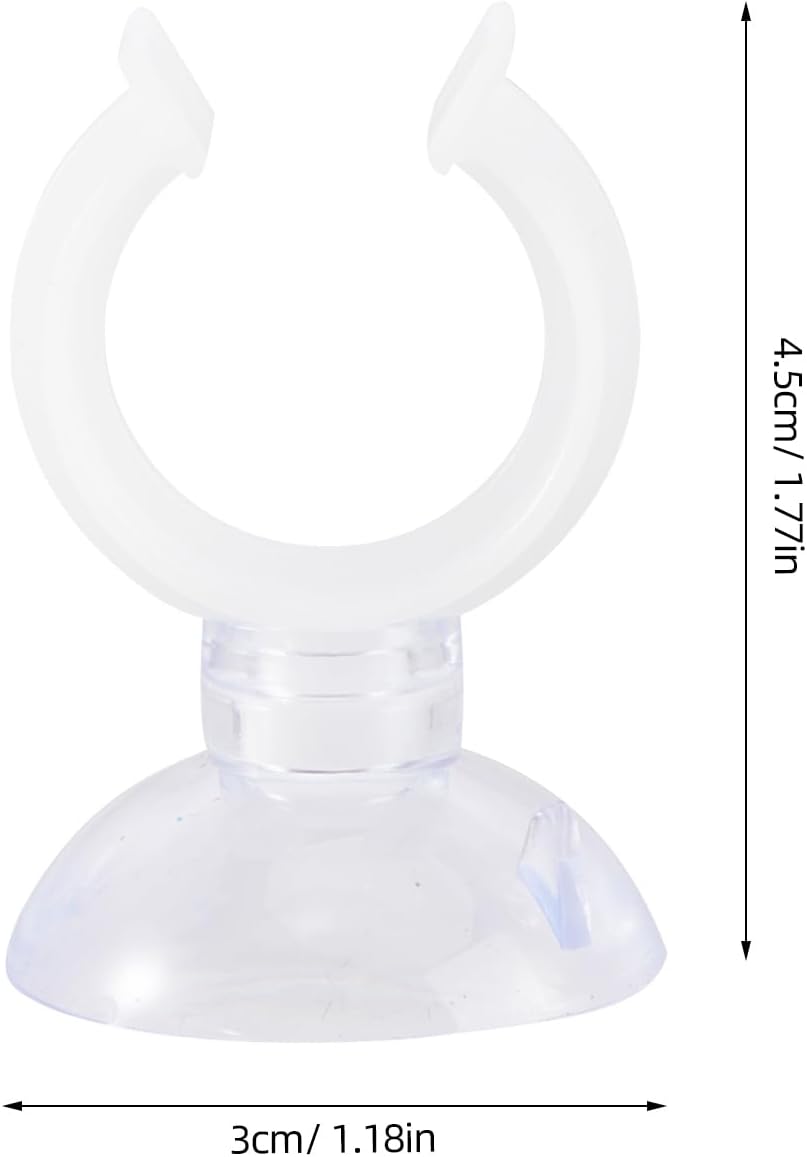 Skiennix Candle Holder Clamps - 6 Pack Suction Cups for Christmas & Valentine's Day | 20mm Size