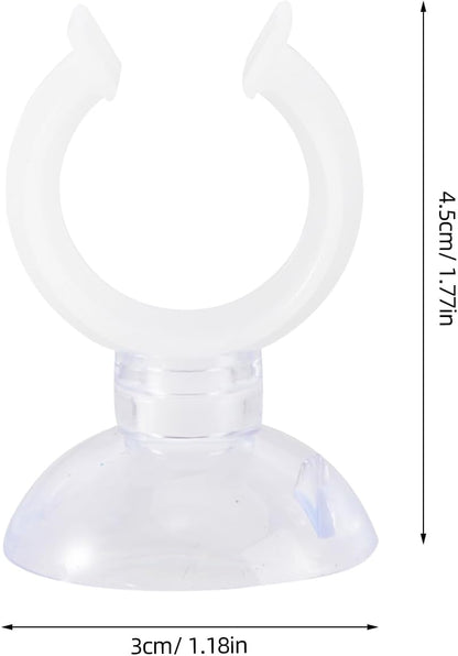 Skiennix Candle Holder Clamps - 6 Pack Suction Cups for Christmas & Valentine's Day | 20mm Size