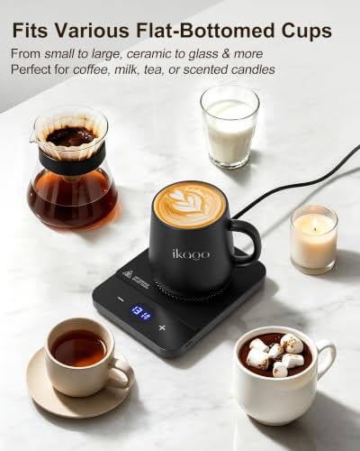 Coffee Mug Warmer with Precise Temperature Control, Auto Shut Off
