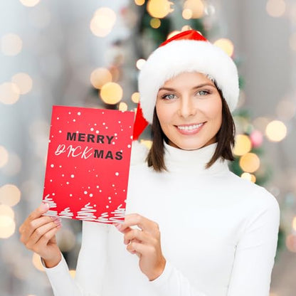 Funny Christmas Greeting Card for Him or Her - Pop Up Holiday Card