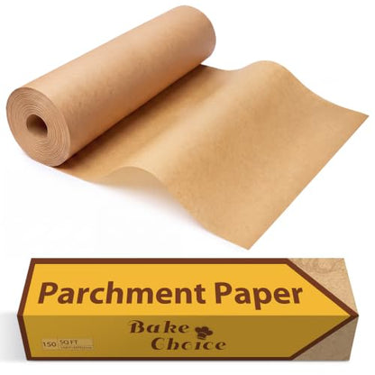 Unbleached Parchment Paper Roll 13x135ft for Baking & Cooking