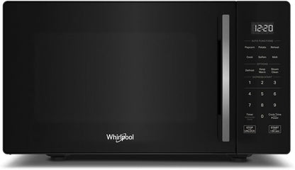 Whirlpool Countertop Microwave - 0.9 Cu. Ft. with Turntable & Steam Clean - 900 Watts, Black