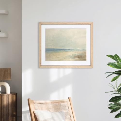 Natural Woodgrain 20x24 Inch Gallery Frame with 16x20 Mat - 1 Pack