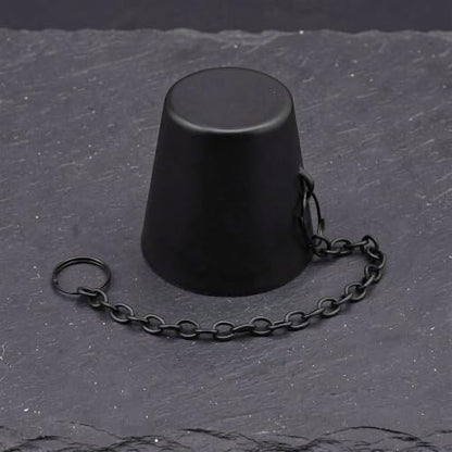 Garden Torch Snuffer Caps Set with Chain - Flame Control & Wind-Resistant Canister Covers