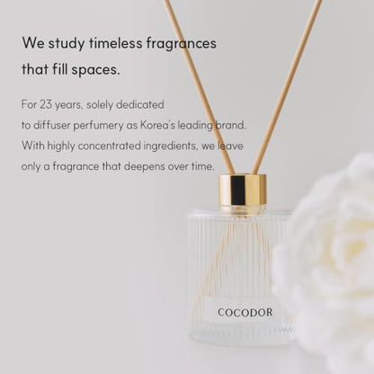 Silk Flower Reed Diffuser Set - Cashmere Vanilla - 6.7 oz Home Decor