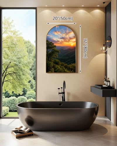 Blue Ridge Mountains Canvas Wall Art 20x32 Inches Rustic Home Decor