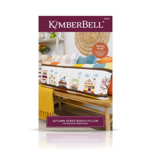 Kimberbell Autumn Acres Embroidery Design Redemption Card for Fall Bench Pillow