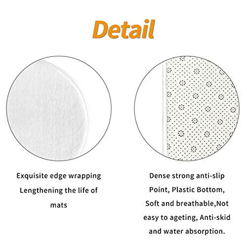 Microfiber Flannel Bath Mat Set 3-Piece Bathroom Rug Toilet Seat Cover Tub Mat