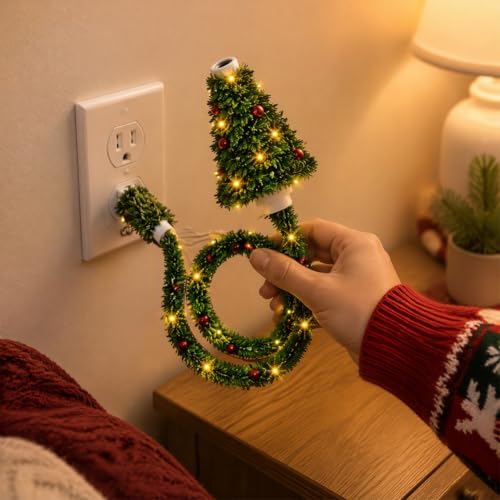 Christmas USB Projector Light - 6-in-1 Festive Scene Projection for Wall & Ceiling, Indoor Holiday Decor, Ideal Xmas Gift