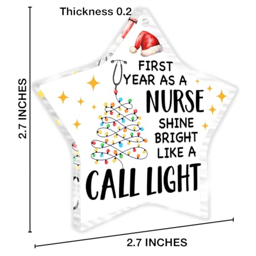 Funny Nurse Christmas Ornament Gift for Nurse Practitioner RN Nursing Student - Nurse 2 Variation