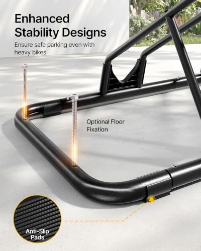 6 Bike Rack Garage Storage with Extension Bars - MonTEK