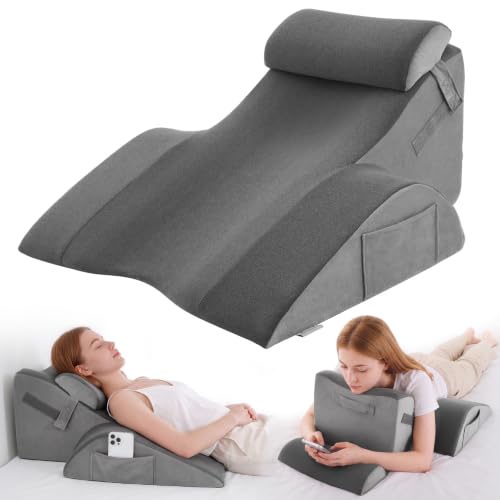 Wider Back Support Pillow with Dual-Layer Foam for Lumbar & Prone Rest