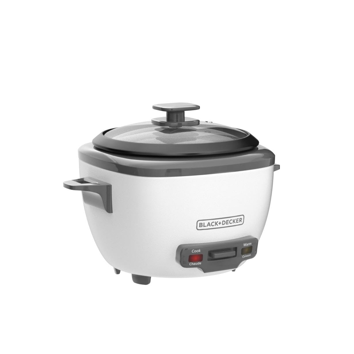 BLACK+DECKER 16-Cup Rice Cooker, RC516, 8-Cup Uncooked Rice, Steaming Basket, Removable Non-Stick Bowl, One Touch