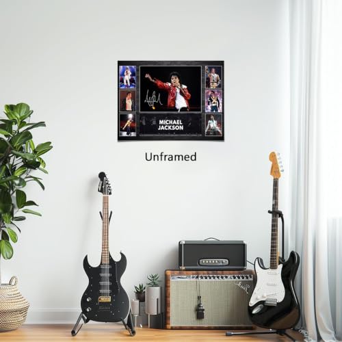 Michael Jackson Music Legend Poster Wall Art 12x18 Unframed Bedroom Decor