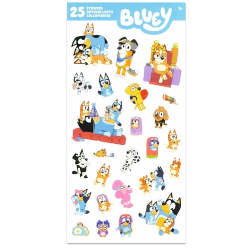 Bluey Travel Blanket and Pillow Set with Stickers & Accessories