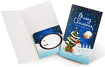 Christmas Gift Card Holders with Envelopes — 30 Pack, Festive Designs