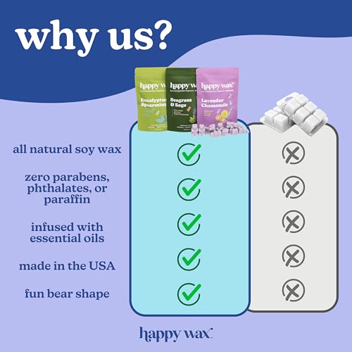 Soy Wax Melts - Fall Cinnamon Sticks Scented 8oz Pouch - Happy Wax
