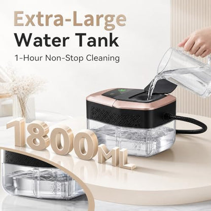Multi-Purpose Handheld Steam Cleaner for Home and Car Cleaning - 3-Level Adjustable Pressure, Fast Heat-Up