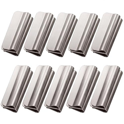 Magnetic Curtain Clips 10 Pack - No Drill Detachable Privacy Holders