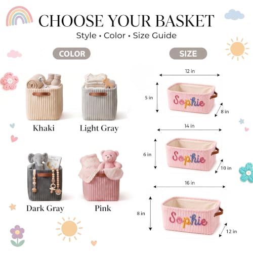 Personalized Dog Toy Basket with Name - Custom Pet Toy Storage Bin - Pet Basket