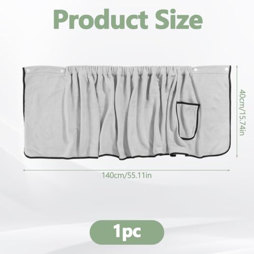 Men's Wearable Bath Towel Shorts Adjustable Microfiber Spa Wrap