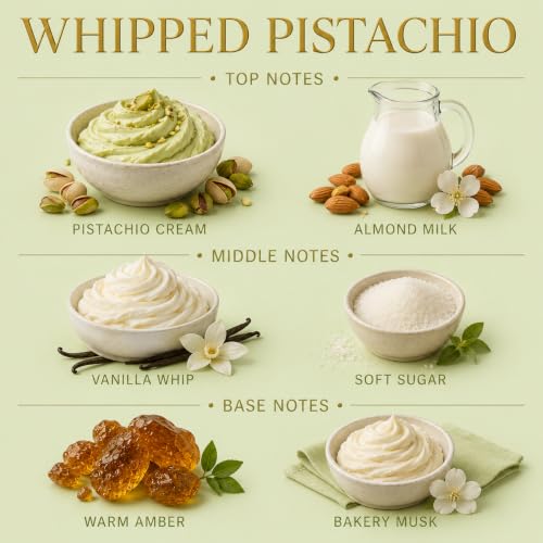 Affinati Whipped Pistachio Reed Diffuser - Highly Fragrant Home Fragrance