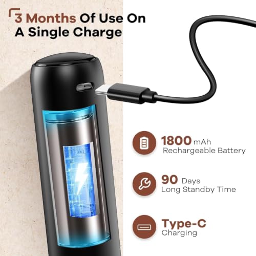 Ebony Rechargeable Handheld Milk Frother for Coffee, Matcha & Hot Chocolate