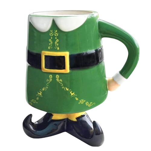 Elf Buddy’s Feet Ceramic Mug 15.5 oz - Christmas Holiday Coffee Cup