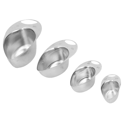 Rexvtns Measuring Spoons,Measuring Cups,4pcs Stainless Steel Measuring Spoon Set - Sturdy Kitchen Tools For Baking, Cooking, And Home Use With Clear Capacity Markings