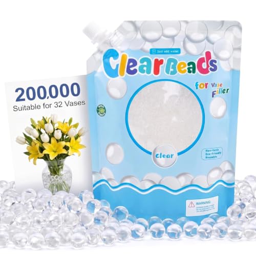 Clear Beads for Vase Fillers and Decorations - 200,000 Pieces