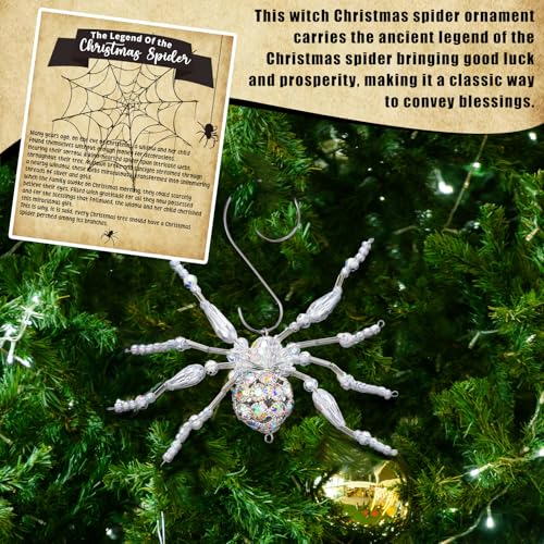 Christmas Spider Ornament with Legend Card - Fresh Variant