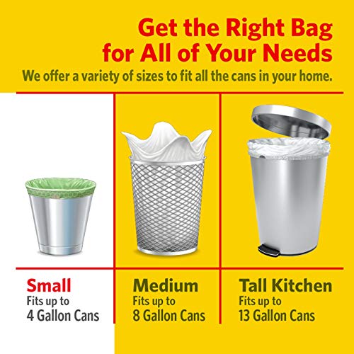 Glad OdorShield Gain Original Tall Kitchen Drawstring Trash Bags 13 gal 50 ct