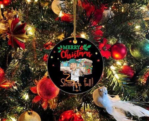 Griswold Family Christmas Ornament - Shitters Full Ceramic Ornament, 2.83in